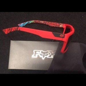 new fox sunglasses and soft FREE HARD CASE